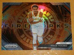 Trae Young [Silver] #20 Basketball Cards 2023 Panini Prizm Fireworks Prices