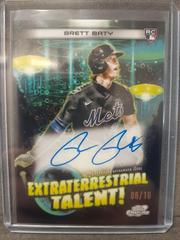 Brett Baty [Black Eclipse] Baseball Cards 2023 Topps Cosmic Chrome Extraterrestrial Talent Autographs Prices