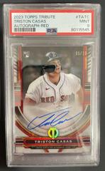Triston Casas [Red] #TA-TC Baseball Cards 2023 Topps Tribute Autographs Prices