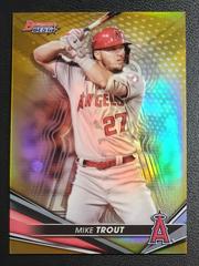 Mike Trout [Gold] #14 Baseball Cards 2022 Bowman's Best Prices