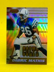 Dedric Mathis [Refractor] #156 Football Cards 1996 Bowman's Best Prices