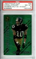Kordell Stewart [w/ Coating] Football Cards 1996 Stadium Club Members Only 50 Prices