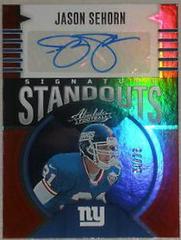 Jason Sehorn [Red] #SS-11 Football Cards 2023 Panini Absolute Signature Standouts Prices