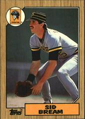 Sid Bream #35 Baseball Cards 1987 Topps Tiffany Prices
