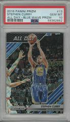 Stephen Curry [Blue Wave Prizm] Basketball Cards 2016 Panini Prizm All Day Prices