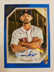 Connor Wong [Blue] #RA-CWO Baseball Cards 2022 Topps Gallery Rookie Autographs Prices