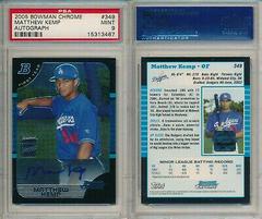 Matthew Kemp [Autograph] #349 Baseball Cards 2005 Bowman Chrome Prices