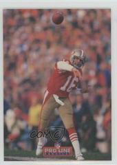 Joe Montana #562 Football Cards 1993 Pro Line Profiles Prices