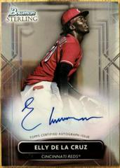 Elly De LA Cruz #PA-ED Baseball Cards 2022 Bowman Sterling Prospect Autographs Prices