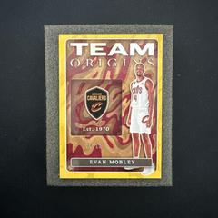 Evan Mobley [Gold] #8 Basketball Cards 2022 Panini Origins Team Prices