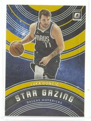 Luka Doncic [Gold] Basketball Cards 2022 Panini Donruss Optic Star Gazing Prices