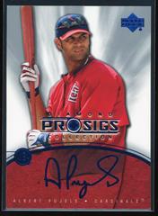 Albert Pujols #18 Baseball Cards 2004 Upper Deck Diamond Collection Pro Sigs Prices