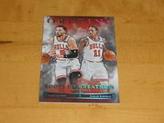 Zach LaVine, DeMar DeRozan #8 Basketball Cards 2022 Panini Origins Roots Of Greatness Prices