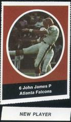 John James Football Cards 1972 Sunoco Stamps Update Prices