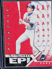 Chipper Jones [Play Orange] #E15 Baseball Cards 1998 Pinnacle Epix Prices