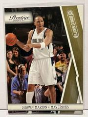 Shawn Marion Basketball Cards 2010 Panini Prestige Prices