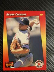 Roger Clemens Baseball Cards 1992 Panini Donruss Triple Play Prices