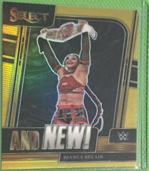 Bianca Belair [Gold] #8 Wrestling Cards 2023 Panini Select WWE And NEW Prices