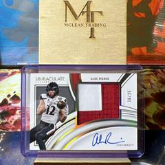 Alec Pierce [Patch Autograph Gold] #85 Football Cards 2022 Panini Immaculate Collegiate Prices