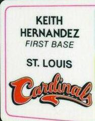 Keith Hernandez Baseball Cards 1981 Perma Graphics Super Star Credit Card Prices