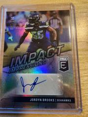 Jordyn Brooks #II-JB Football Cards 2022 Panini Donruss Elite Impact Impressions Autographs Prices