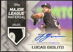 Lucas Giolito #MLMA-LG Baseball Cards 2022 Topps Major League Material Autographs Prices