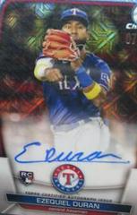 Ezequiel Duran Baseball Cards 2023 Bowman Chrome Rookie Mega Box Autographs Prices