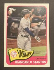 Giancarlo Stanton #T65-34 Baseball Cards 2021 Topps 1965 Redux Prices