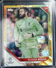 Alisson Becker [Gold Starball] #180 Soccer Cards 2021 Topps UEFA Champions League Prices