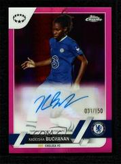 Kadeisha Buchanan [Pink Prism] #A-KB Soccer Cards 2022 Topps Chrome UEFA Women's Champions League Autographs Prices