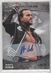 Adam Cole [Autograph] #59 Wrestling Cards 2021 Upper Deck AEW Spectrum Prices