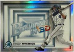 Spencer Torkelson #B3D-11 Baseball Cards 2022 Bowman in 3D Prices