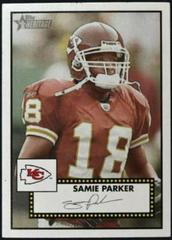 Samie Parker #8 Football Cards 2006 Topps Heritage Prices