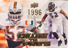 Ray Lewis Football Cards 2009 Upper Deck Rookie Exclusives College to Pros Prices