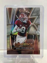 John Metchie III [Silver] #SPJM Football Cards 2022 Panini Select Draft Picks Sparks Prices