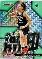 Breanna Stewart [Mojo] #11 Basketball Cards 2023 Panini Prizm WNBA Get Hyped Prices
