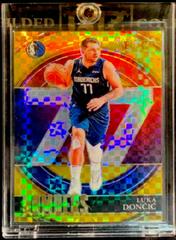 Luka Doncic [Gold Prizm] Basketball Cards 2021 Panini Select Numbers Prices