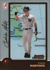 Tino Martinez #43 Baseball Cards 1998 Bowman Chrome International Prices