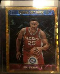 Ben Simmons [Orange Explosion] Basketball Cards 2017 Panini Hoops Prices