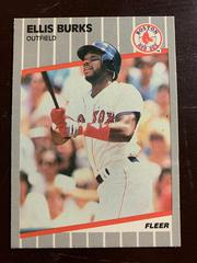 Ellis Burks Baseball Cards 1989 Fleer Glossy Prices