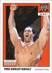 The Great Khali Wrestling Cards 2008 Topps Heritage IV WWE Prices