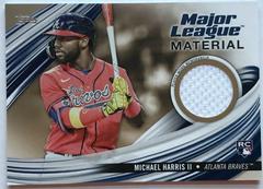 Michael Harris II [Gold] #MLM-MH Baseball Cards 2023 Topps Update Major League Material Prices