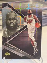LeBron James [Holo Gold] #51 Basketball Cards 2021 Panini Black Prices