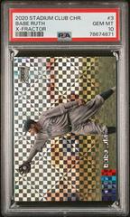 Babe Ruth [Xfractor] #3 Baseball Cards 2020 Stadium Club Chrome Prices