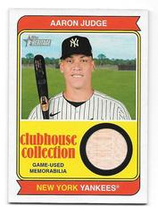 Aaron Judge #CCR-AJ Baseball Cards 2023 Topps Heritage Clubhouse Collection Relics High Number Prices