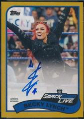 Becky Lynch [Gold] Wrestling Cards 2018 Topps WWE Heritage Autographs Prices