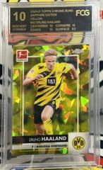 Erling Haaland [Yellow] Soccer Cards 2020 Topps Chrome Bundesliga Sapphire Prices