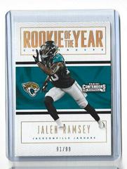 Jalen Ramsey [Holo] Football Cards 2016 Panini Contenders Rookie of the Year Prices