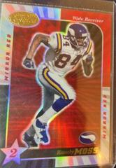 Randy Moss [2 Star Mirror Red] #128 Football Cards 2000 Leaf Certified Prices