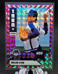 Nolan Ryan [Pink Swirl] Baseball Cards 2022 Panini Mosaic Prices